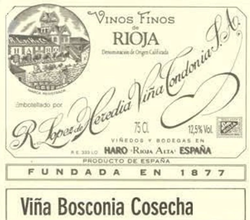Lopez de Heredia Rioja Gran Reserva Vina Bosconia 2004